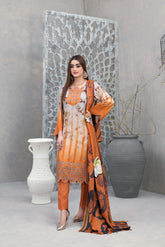 Tawakkal Unstitched Sakeeza Khaddar Print Collection D-1159